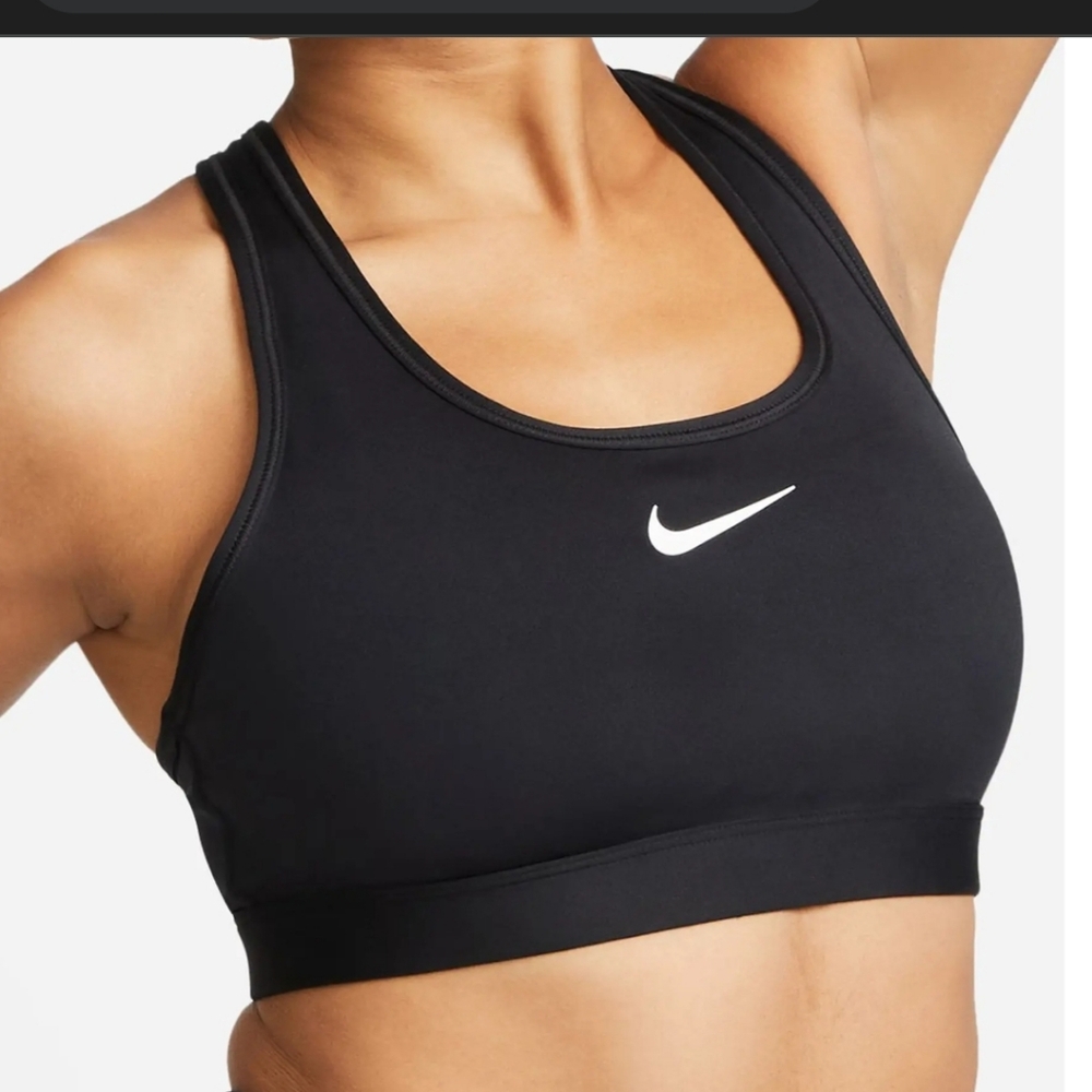 NWT NIKE SWOOSH BRA  MEDIUM SUPPORT PADDED SPORTS BRA